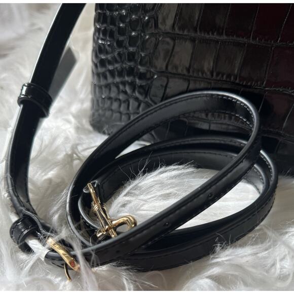 SOLD❌ NEW $850 Tory Burch Crocodile Croc Britten Top Handle Satchel - Picture 10 of 10